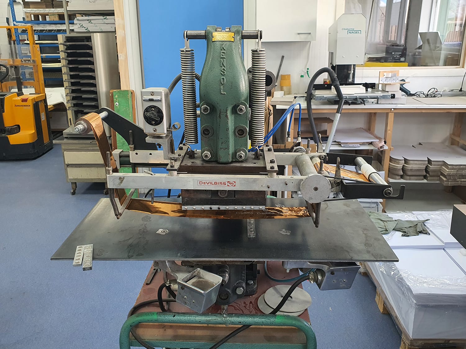 Hotfoil folie stamping system